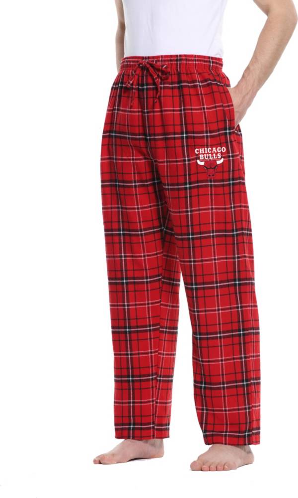 Concepts Sport Men's Chicago Bulls Ultimate Plaid Flannel Pajama Pants