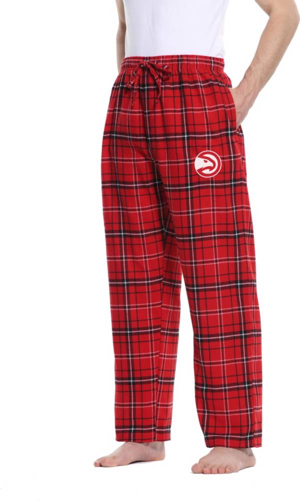 Concepts Sport Men's Atlanta Hawks Ultimate Plaid Flannel Pajama Pants