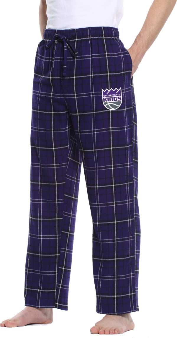 Concepts Sport Men's Sacramento Kings Ultimate Plaid Flannel Pajama Pants