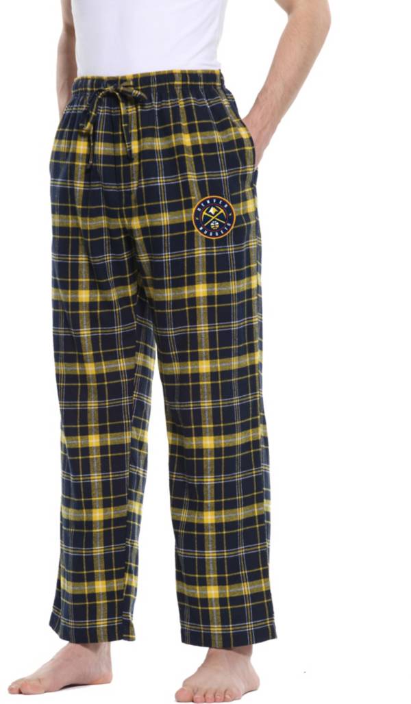 Concepts Sport Men's Denver Nuggets Ultimate Plaid Flannel  Pajama Pants product image