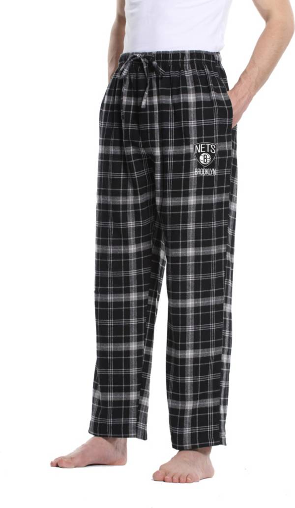 Concepts Sport Men's Brooklyn Nets Ultimate Plaid Flannel  Pajama Pants product image