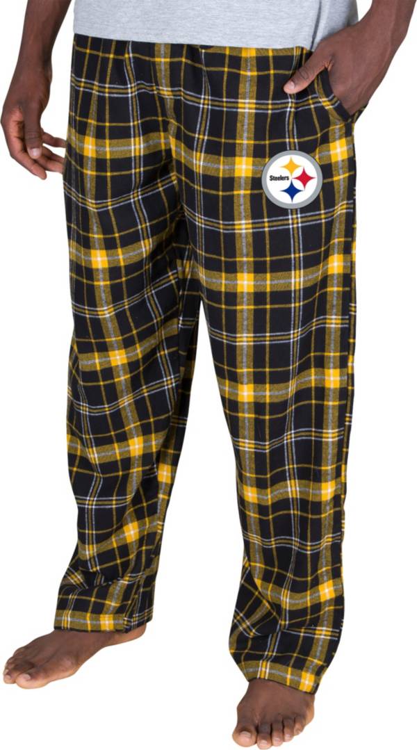 Concepts Sport Pittsburgh Steelers Mens Pajama Pants Plaid Pajama Bottoms 