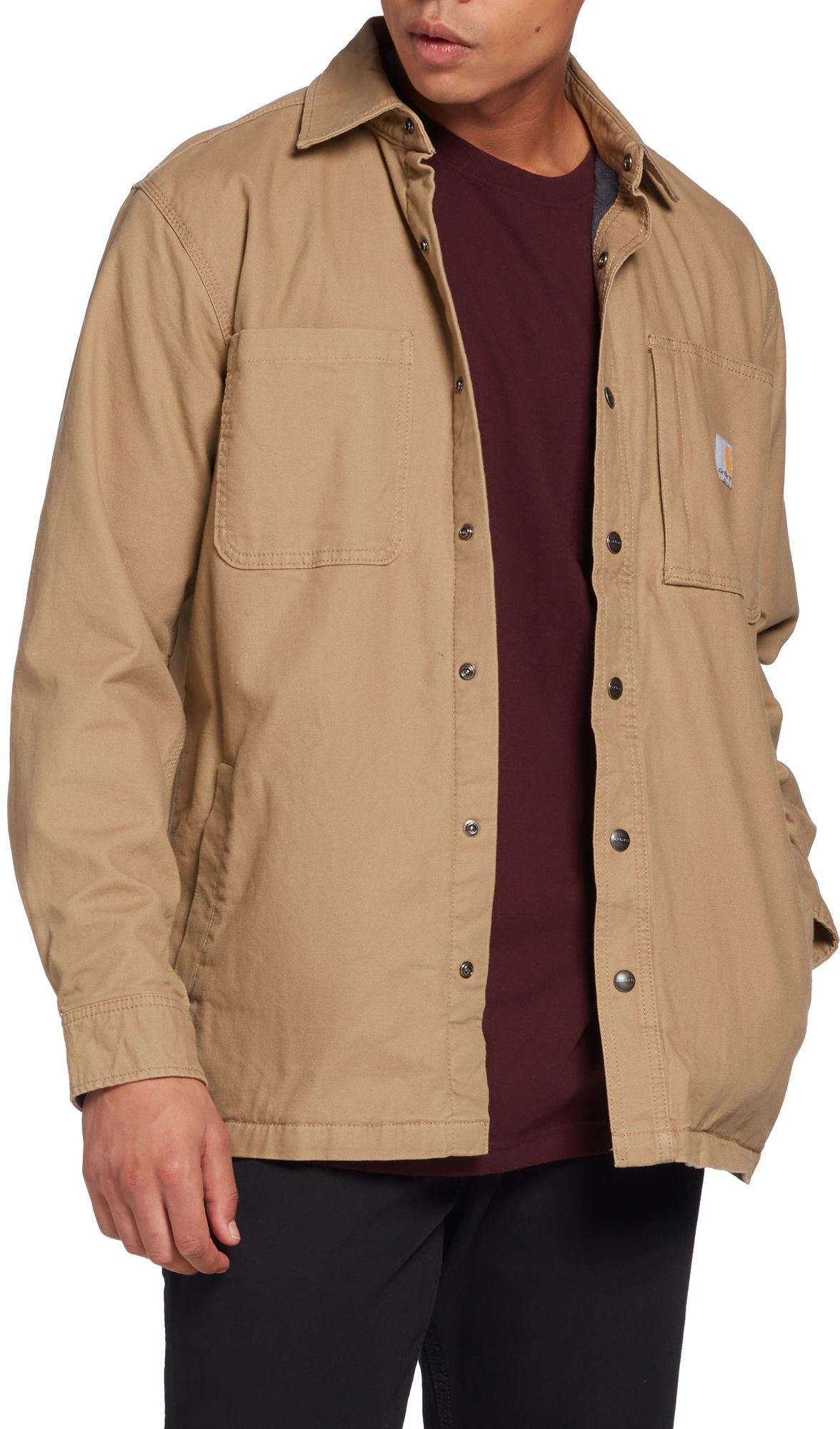 carhartt rugged flex rigby shirt jacket