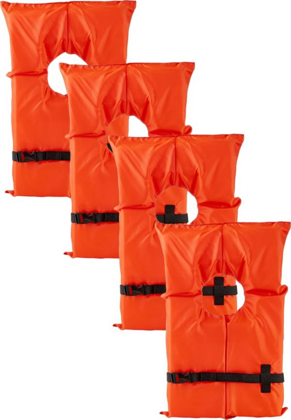 DBX Adult Type II Life Vest- 4-Pack