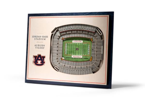 You the Fan Auburn Tigers 5-Layer StadiumViews 3D Wall Art