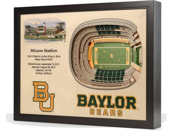 You the Fan Baylor Bears 25-Layer StadiumViews 3D Wall Art product image