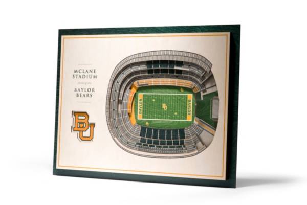 You the Fan Baylor Bears 5-Layer StadiumViews 3D Wall Art