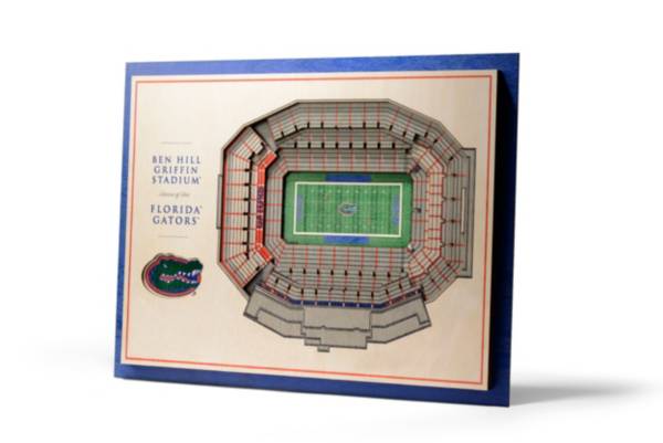 You the Fan Florida Gators 5-Layer StadiumViews 3D Wall Art