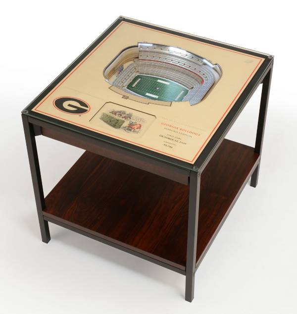 You The Fan Georgia Bulldogs 25-Layer StadiumViews Lighted End Table product image