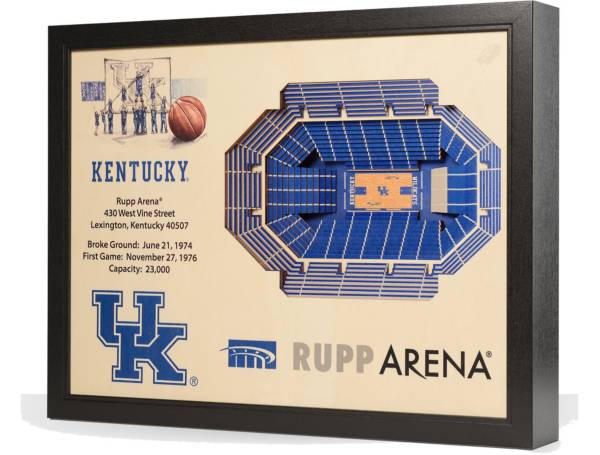 You the Fan Kentucky Wildcats 25-Layer StadiumViews 3D Wall Art