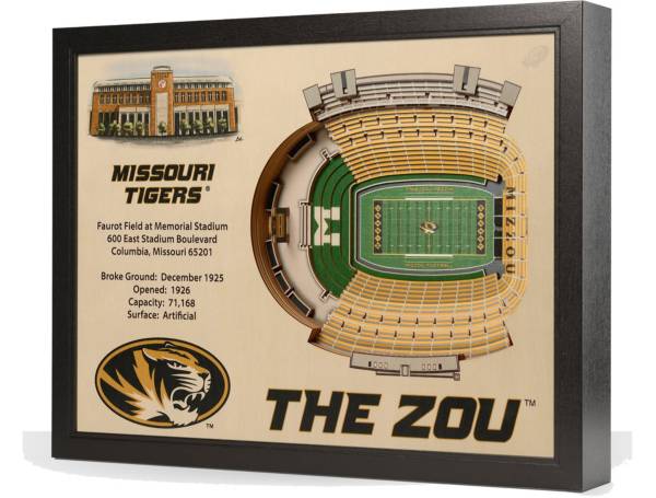 You the Fan Missouri Tigers 25-Layer StadiumViews 3D Wall Art