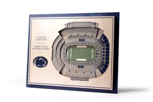 You the Fan Penn State Nittany Lions 5-Layer StadiumViews 3D Wall Art product image