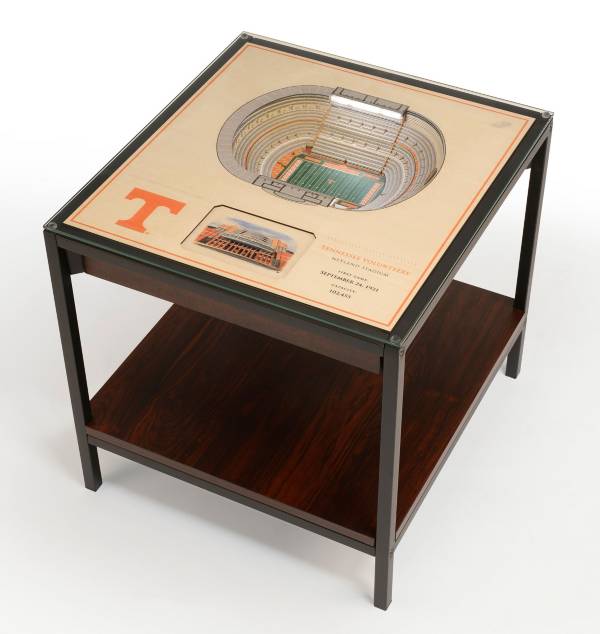 You The Fan Tennessee Volunteers 25-Layer StadiumViews Lighted End Table