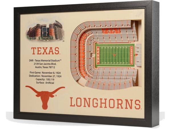 You the Fan Texas Longhorns 25-Layer StadiumViews 3D Wall Art product image
