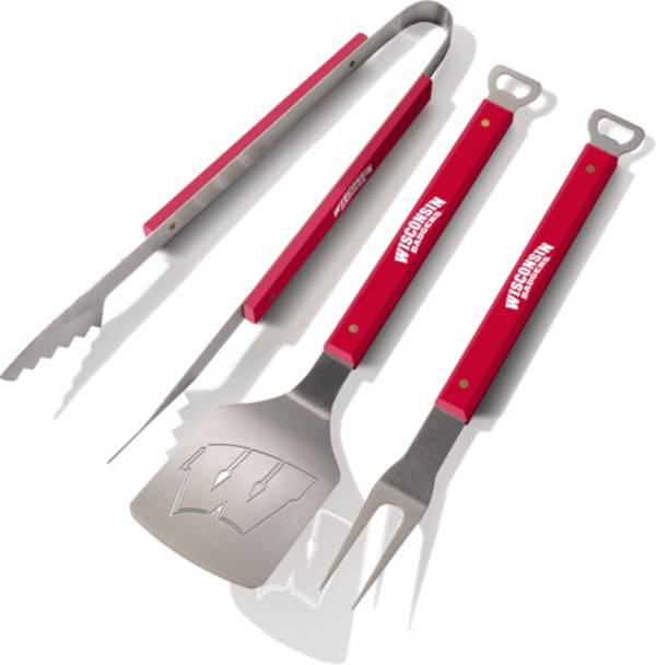 You the Fan Wisconsin Badgers Spirit Series 3-Piece BBQ Set product image