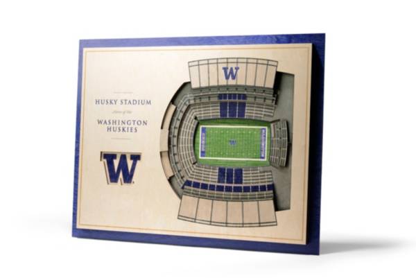 You the Fan Washington Huskies 5-Layer StadiumViews 3D Wall Art product image