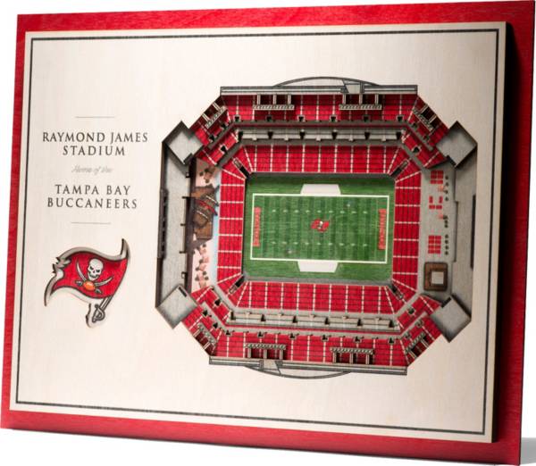 You the Fan Tampa Bay Buccaneers 5-Layer StadiumViews 3D Wall Art