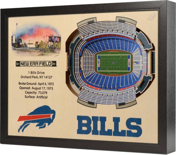 You the Fan Buffalo Bills 25-Layer StadiumViews 3D Wall Art