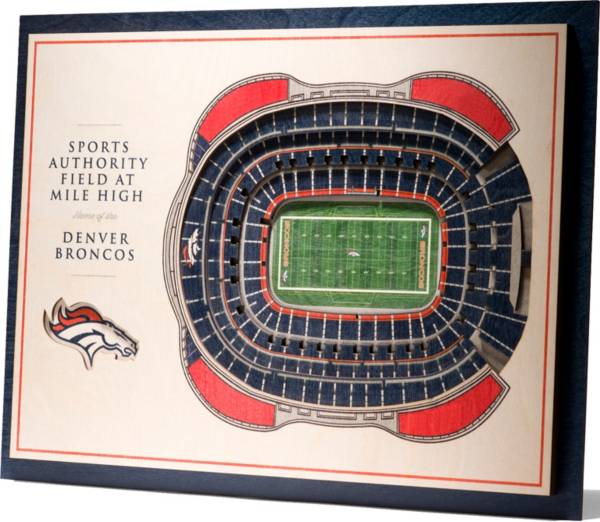 You the Fan Denver Broncos 5-Layer StadiumViews 3D Wall Art product image