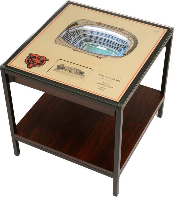 You The Fan Chicago Bears 25-Layer StadiumViews Lighted End Table product image