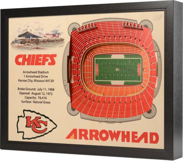 You the Fan Kansas City Chiefs 25-Layer StadiumViews 3D Wall Art product image