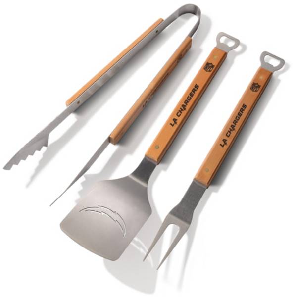 You the Fan Los Angeles Chargers Classic Series 3-Piece BBQ Set