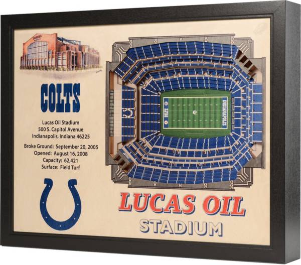 You the Fan Indianapolis Colts 25-Layer StadiumViews 3D Wall Art