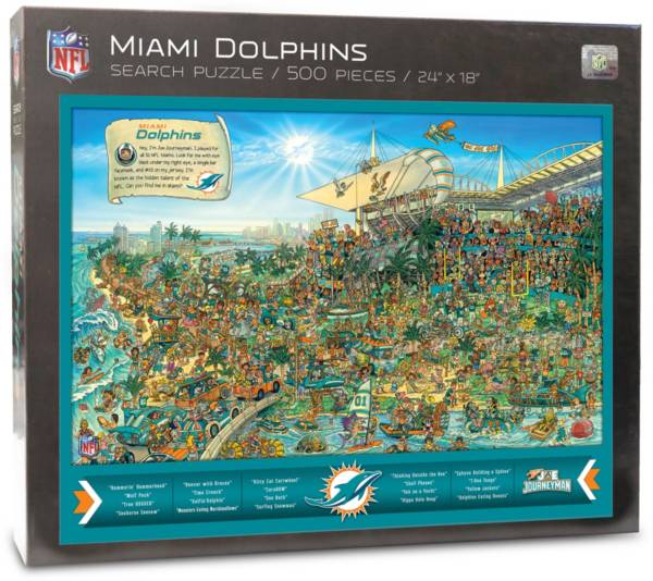 You the Fan Miami Dolphins Find Joe Journeyman Puzzle