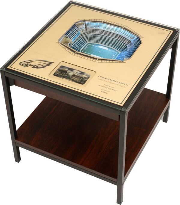 You The Fan Philadelphia Eagles 25-Layer StadiumViews Lighted End Table