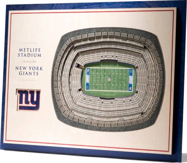 You the Fan New York Giants 5-Layer StadiumViews 3D Wall Art