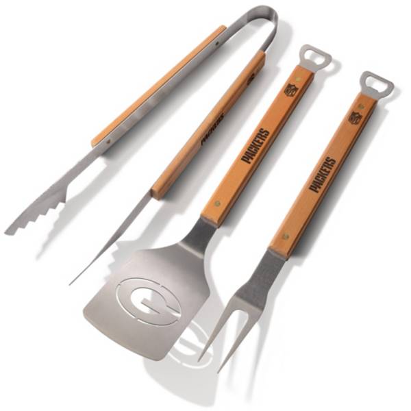 You the Fan Green Bay Packers Classic Series 3-Piece BBQ Set product image