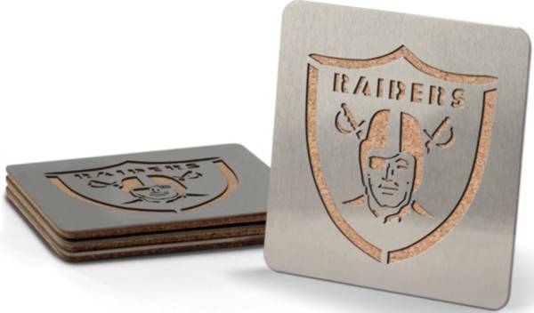 You the Fan Las Vegas Raiders Coaster Set