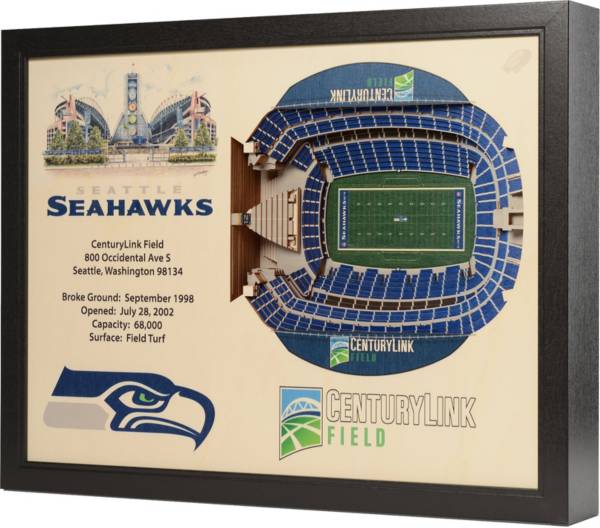 You the Fan Seattle Seahawks 25-Layer StadiumViews 3D Wall Art