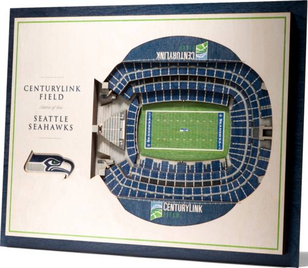 You the Fan Seattle Seahawks 5-Layer StadiumViews 3D Wall Art