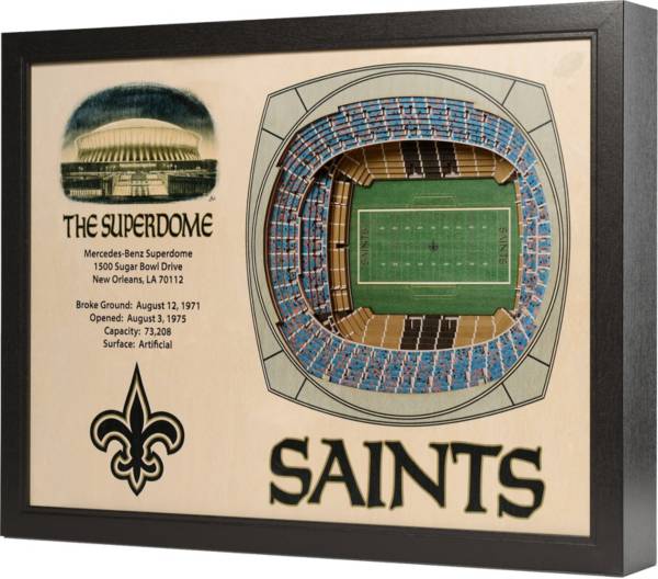 You the Fan New Orleans Saints 25-Layer StadiumViews 3D Wall Art