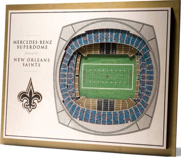 You the Fan New Orleans Saints 5-Layer StadiumViews 3D Wall Art
