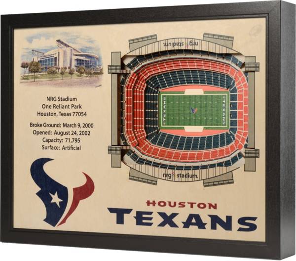 You the Fan Houston Texans 25-Layer StadiumViews 3D Wall Art