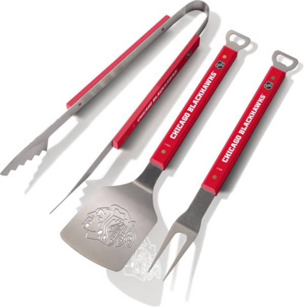 You the Fan Chicago Blackhawks Spirit Series 3-Piece BBQ Set