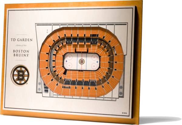 You the Fan Boston Bruins 5-Layer StadiumViews 3D Wall Art