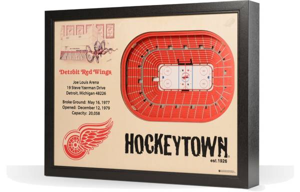 You the Fan Detroit Red Wings 25-Layer StadiumViews 3D Wall Art