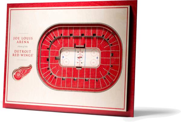You the Fan Detroit Red Wings 5-Layer StadiumViews 3D Wall Art product image