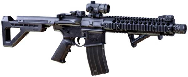 DPMS Black Full Auto SBR CO2-Powered BB Air Rifle with Dual Action Capability 