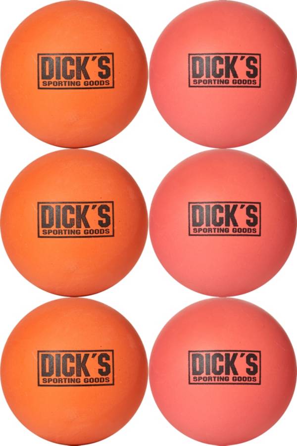 DICK'S Sporting Goods Soft Lacrosse Balls – 6 Pack