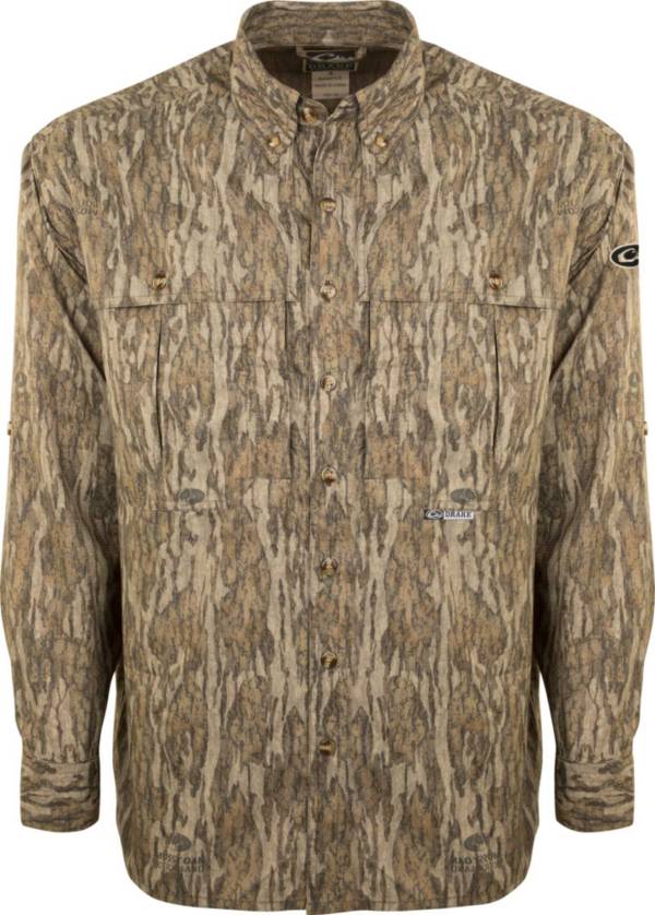 Drake Waterfowl Men's Camo Flyweight Wingshooter's Hunting Shirt