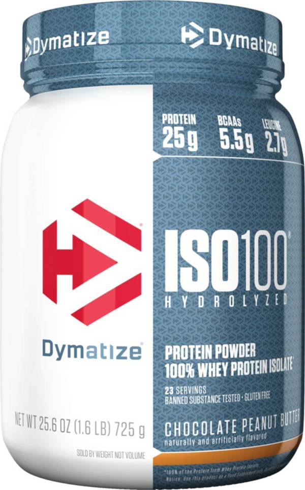 Dymatize ISO-100 Hydrolyzed Whey Protein Powder Chocolate Peanut Butter 1.6 LBS