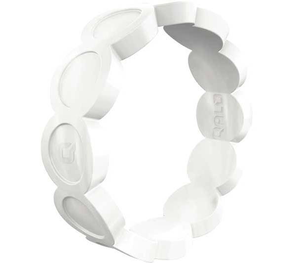 QALO Women's Pearl Scallop Silicone Ring product image