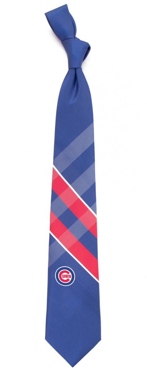 Eagles Wings Chicago Cubs Grid Necktie