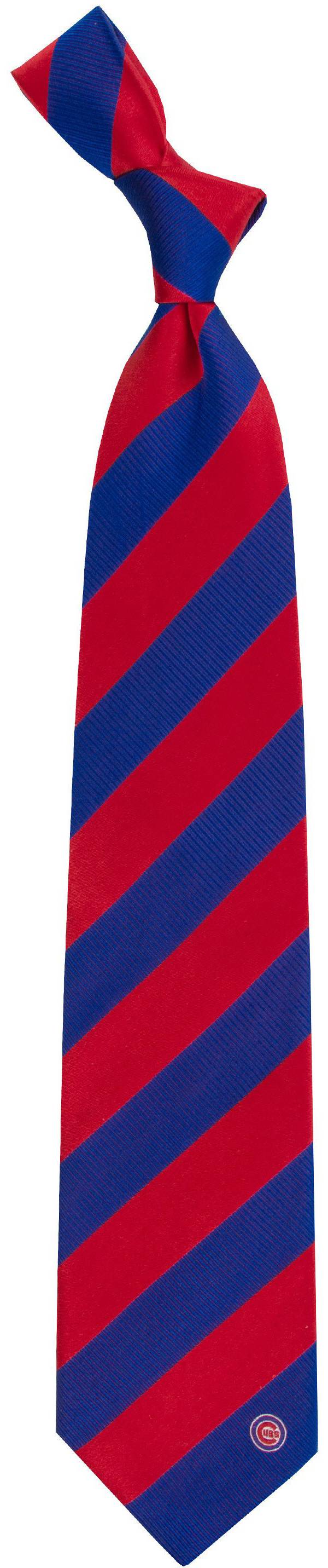 Eagles Wings Chicago Cubs Woven Silk Necktie