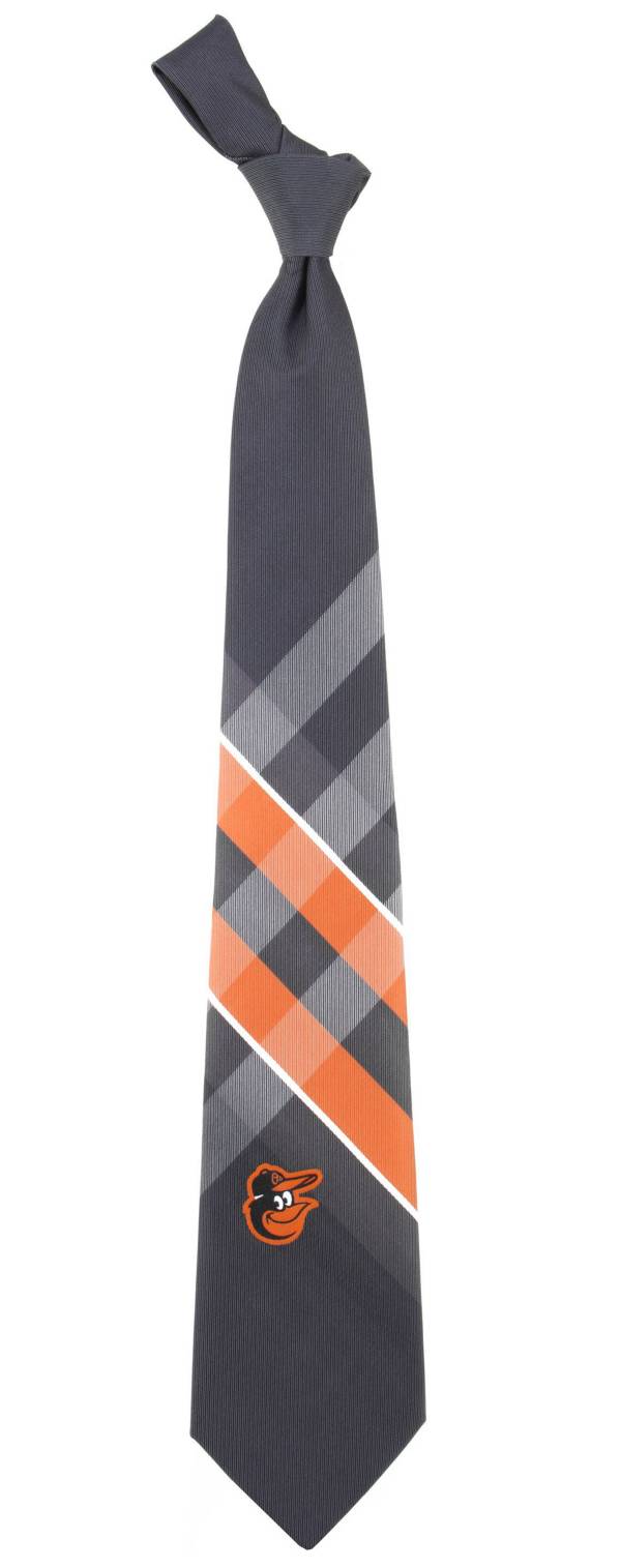 Eagles Wings Baltimore Orioles Grid Necktie