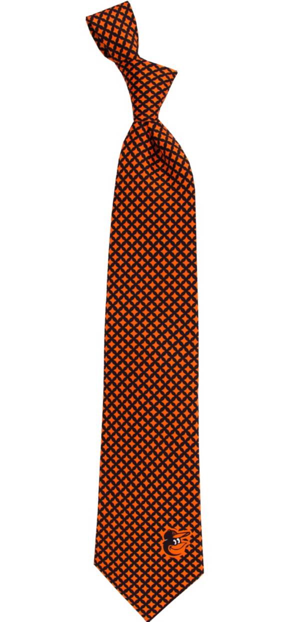 Eagles Wings Baltimore Orioles Print Silk Necktie